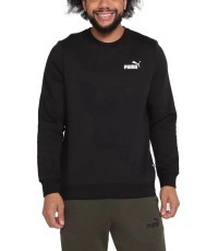 Мужской свитшот Puma Ess Small Logo Crew чёрный 586682 01
