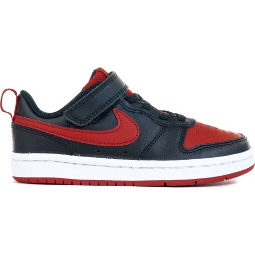 Nike Kids' Shoes Court Borough Low2 Black Red BQ5451 007