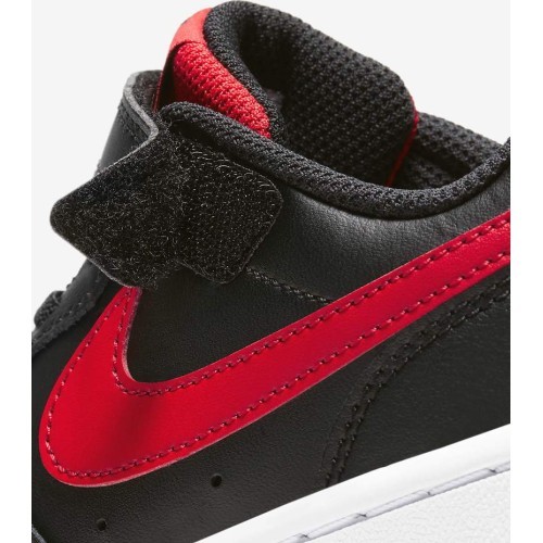 Nike Kids' Shoes Court Borough Low2 Black Red BQ5451 007