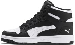 Кроссовки подростковые Puma Rebound Layu SL Jr, чёрно-белые, 370486 01