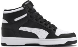 Puma Rebound Layu SL Jr Junior Sneakers Black White 370486 01