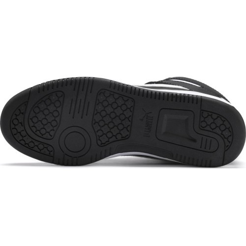 Кроссовки подростковые Puma Rebound Layu SL Jr, чёрно-белые, 370486 01