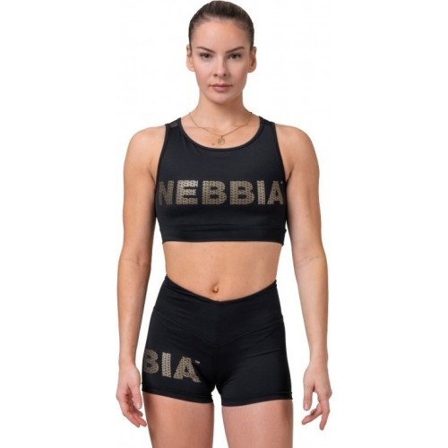 Женская блузка Nebbia Gold Mesh 830 - Black