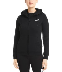 Puma Ess Small Logo FL Black Women's Sweatshirt 586811 01