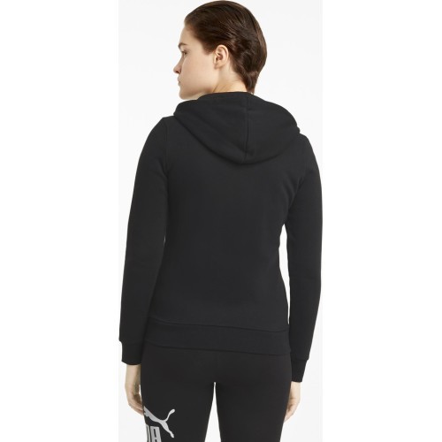 Puma Ess Small Logo FL Black Women's Sweatshirt 586811 01