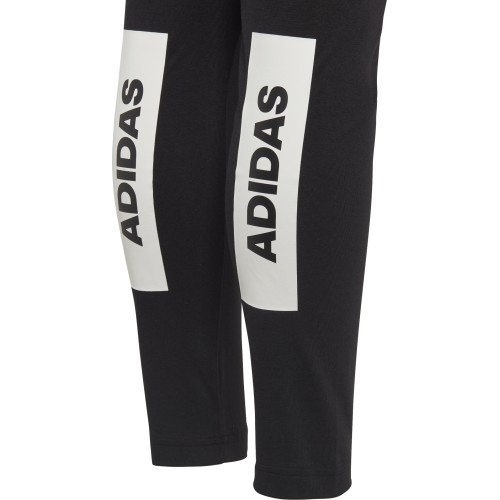 Леггинсы подростковые Adidas YG ID Lin Tights, черные, DJ1396