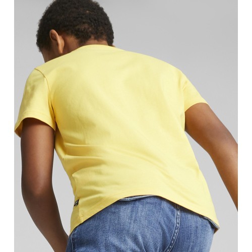 Puma Ess+ 2 Col Logo Tee Junior Yellow 586985 45