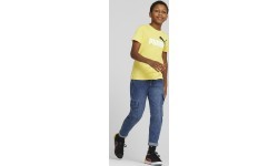 Puma Ess+ 2 Col Logo Tee Junior Yellow 586985 45