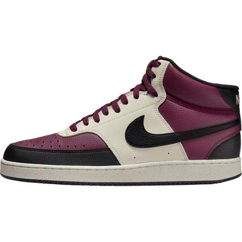 Nike Men's Shoes Court Vision Mid Nn White Bordeaux DN3577 600