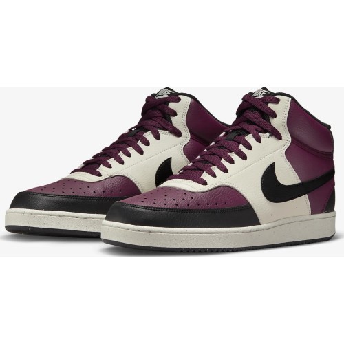 Nike Мужская обувь Court Vision Mid Nn White Bordeaux DN3577 600
