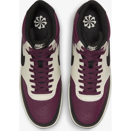 Nike Avalynė Vyrams Court Vision Mid Nn White Bordeaux DN3577 600