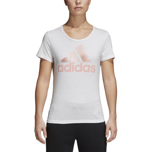 Adidas Palaidinė Foil Text Bos White CV4562