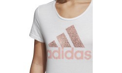 Adidas Palaidinė Foil Text Bos White CV4562