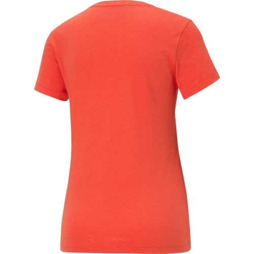 Женская футболка Puma Ess Logo Tee, красная
