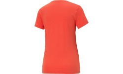 Женская футболка Puma Ess Logo Tee, красная