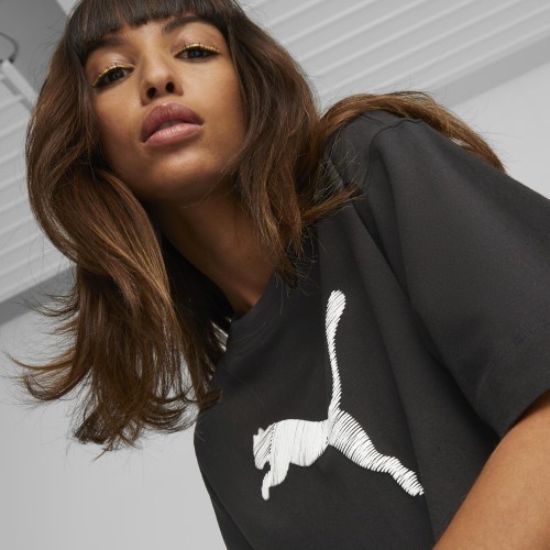 Puma Palaidinė Moterims Her Tee Black 673107 01