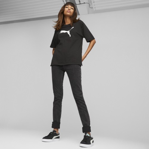 Puma Her Tee Women's Top Black 673107 01