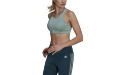 Adidas W 3S BT Women's Sports Bra Green GM7167
