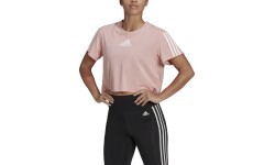 Adidas W TC Crop Tee женская футболка розовая HD9353