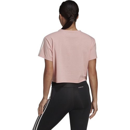 Adidas W TC Crop Tee женская футболка розовая HD9353