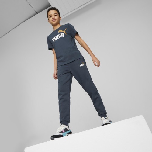 Puma Junior Pants Ess + 2 Col Logo Pants Blue 586988 16