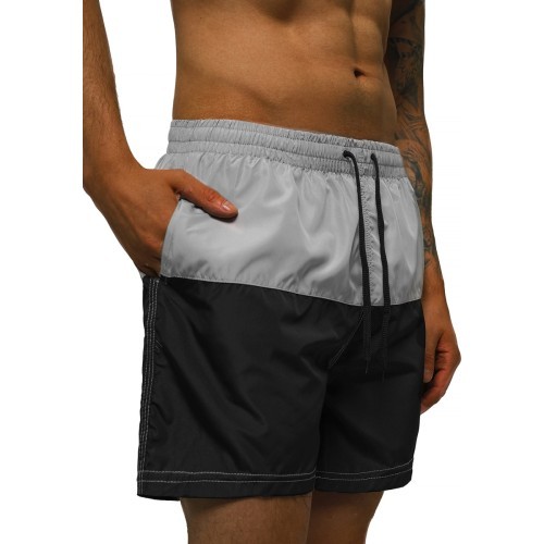 J.Style Maudymosi Šortai Vyrams Grey Black HM065