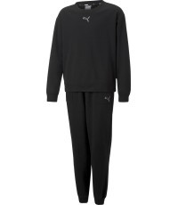 Puma Loungewear Suit Teens' Tracksuit Black 670734 01