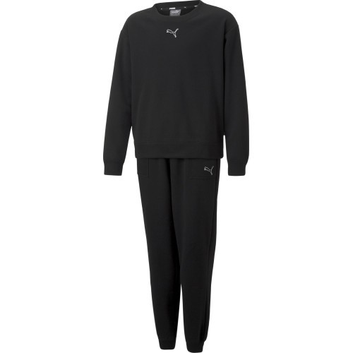 Спортивный костюм подростковый Puma Loungewear Suit Black 670734 01