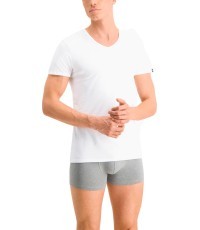 Мужская футболка Puma Basic 2p V-N White