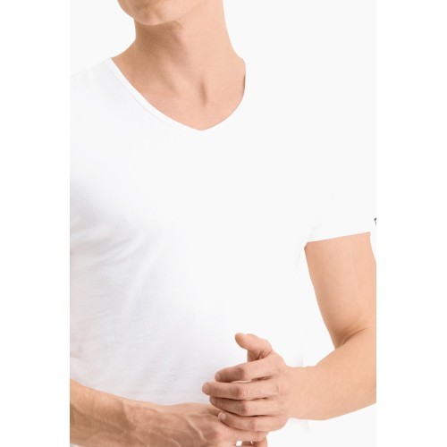 Puma Men's T-Shirt Basic 2p V-N White