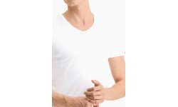 Puma Men's T-Shirt Basic 2p V-N White