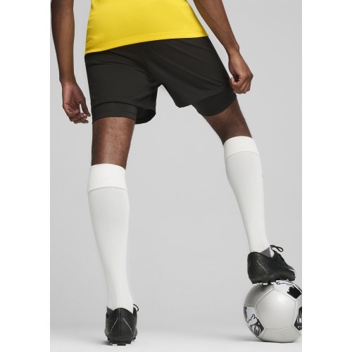 Футбольные шорты Puma TeamGoal 2in1, чёрные 658774 03