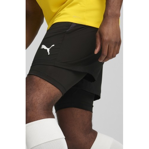 Puma TeamGoal 2in1 Football Shorts Black 658774 03