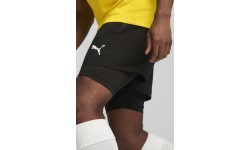 Puma Futbolo Šortai TeamGoal 2in1 Short Black 658774 03