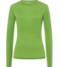 Moteriški marškinėliai Marmot W Switchback LS - Žalia