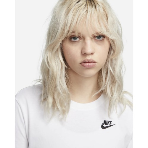 Nike Palaidinė Moterims W Nsw Club Ss Tee White DX7902 100