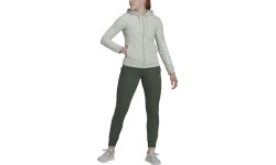Женский спортивный костюм Adidas W Lin FT TS, зелёный HT7520