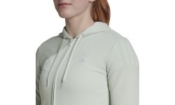 Adidas W Lin FT TS women's tracksuit, green HT7520