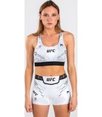 UFC Adrenaline by Venum Authentic Fight Night moteriška sportinė liemenėlė - Balta