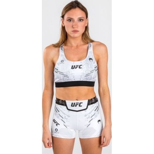 UFC Adrenaline by Venum Authentic Fight Night Women’s Sports Bra - White