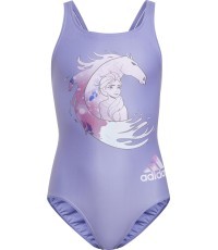Купальник для девочек Adidas YG Frozen Suit, фиолетовый