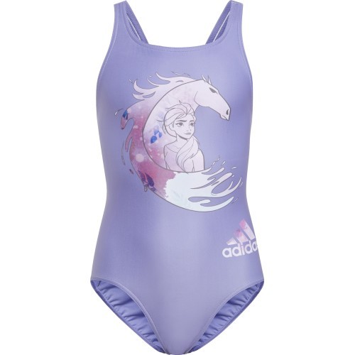 Adidas YG Frozen Suit Girls' Swimsuit, Purple