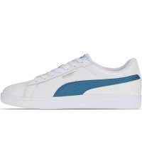 Puma Smash 3.0 L White Blue Men's Sneakers 390987 07