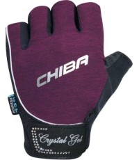 Фитнес-перчатки Chiba 40928 Lady Crystal Gel (фиолетовые)