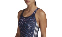Женский купальник Adidas Souleaf 3S синий HA6001