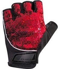 Chiba 40968 Lady Glamour Fitness Gloves (Red)