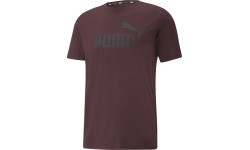 Puma Marškinėliai Vyrams Ess Logo Tee Bordeaux