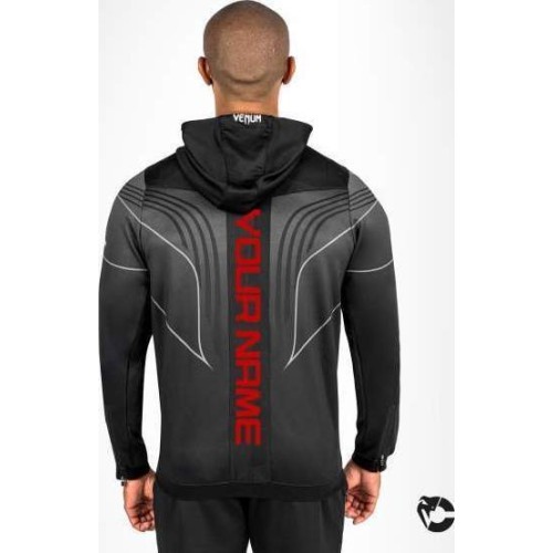 UFC Venum Personalized Authentic Fight Night 2.0 Kit by Venum Men's Walkout Hoodie - Black