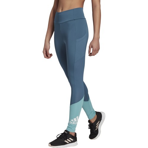 Леггинсы женские Adidas W Bl Tig Blue GT0173