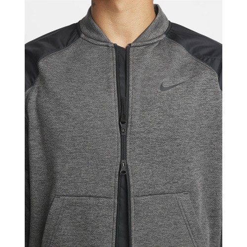 Nike Therma Novelty FZ Bomber Men's Sweatshirt Grey DQ4852 071